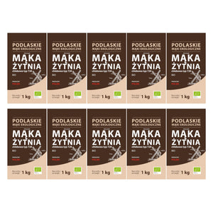 Produkt BIOLIFE 10x Mąka żytnia chlebowa BIOLIFE ekologiczna BIO 1kg K_046748_10