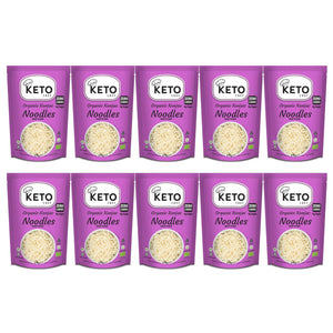 Produkt KETO CHEF (makarony konjac) 10x MAKARON KETO (KONJAC TYPU NOODLE GOTOWY NA WOKA) BEZGLUTENOWY BIO 270 g - KETO CHEF K_049519_10