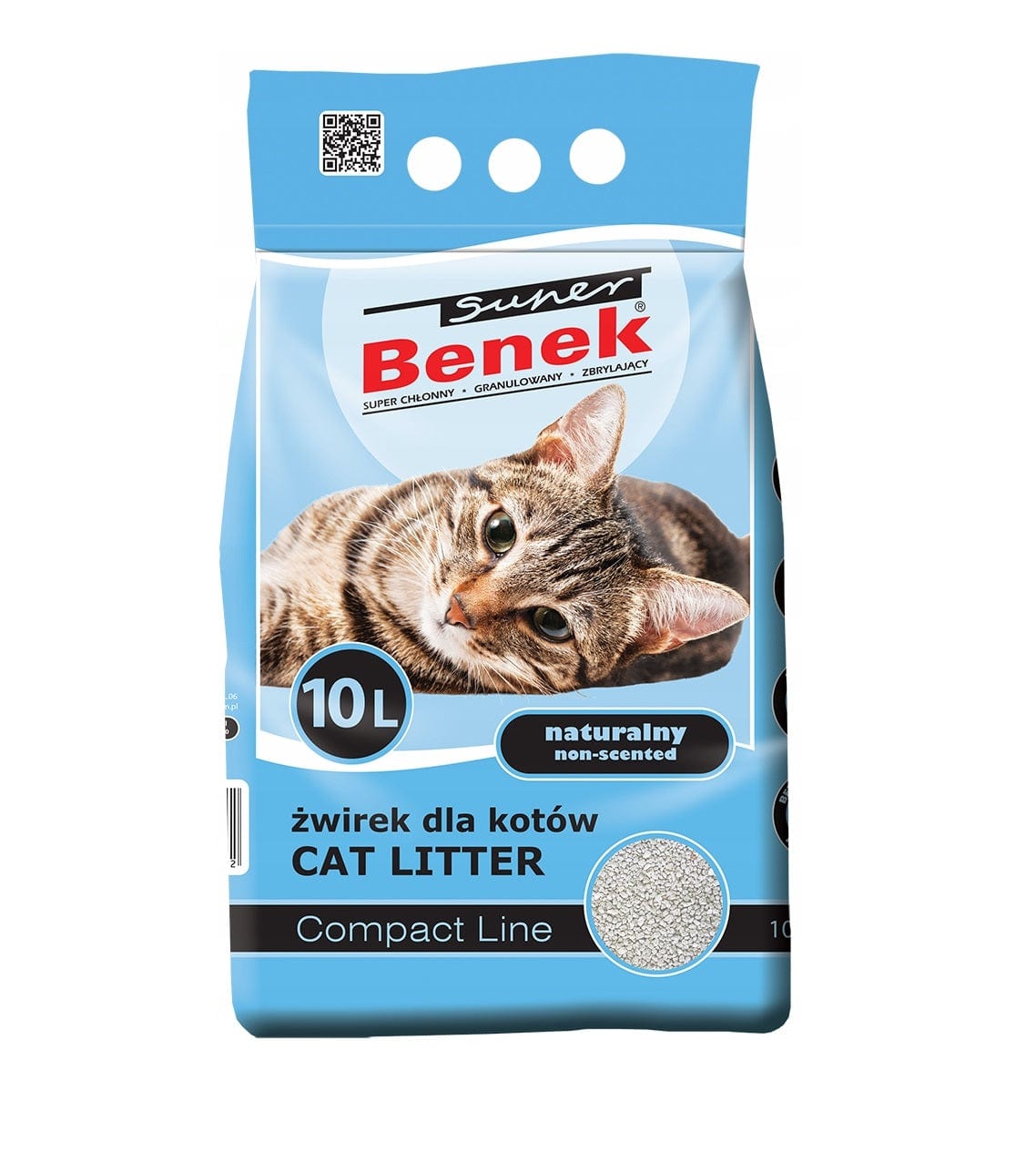 Produkt CERTECH Akcesoria dla kota CERTECH Super Benek Standard Naturalny - żwirek dla kota zbrylający - 10l 045396