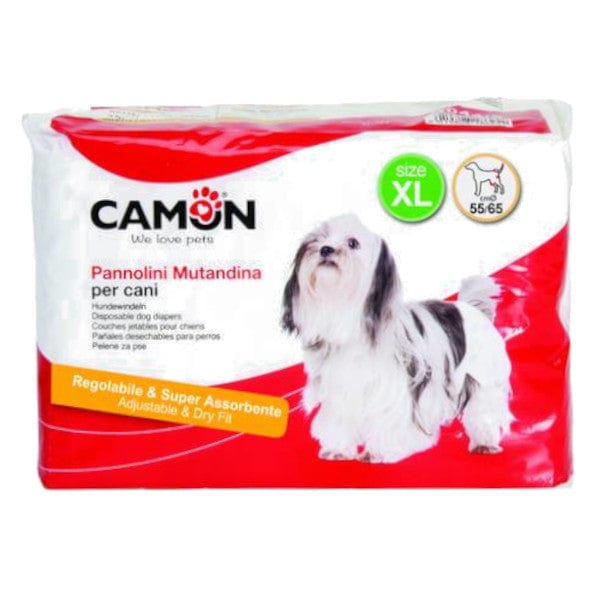 Produkt CAMON Akcesoria dla psa Pieluchy dla psów CAMON rozmiar XL jednorazowe 12 szt 034395
