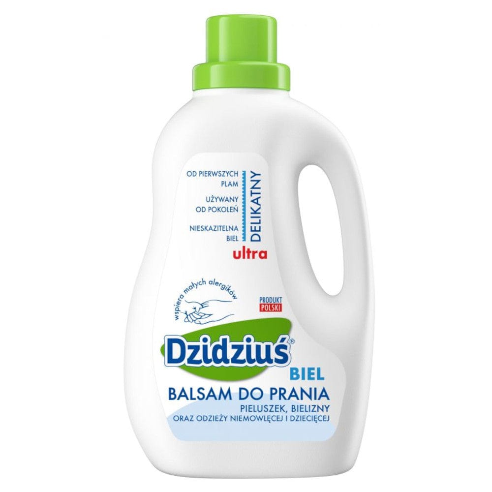 Produkt DZIDZIUŚ Balsam do prania DZIDZIUŚ Biel płyn 18 prań 1,5l 001572