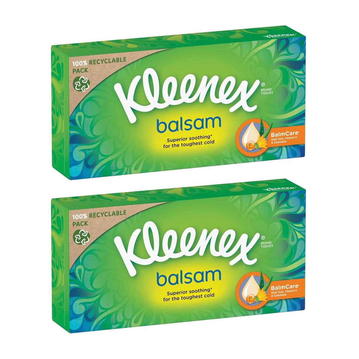 Produkt KLEENEX Chusteczki higieniczne 2x Chusteczki higieniczne KLEENEX Balsam Box 64 szt K_029846_2
