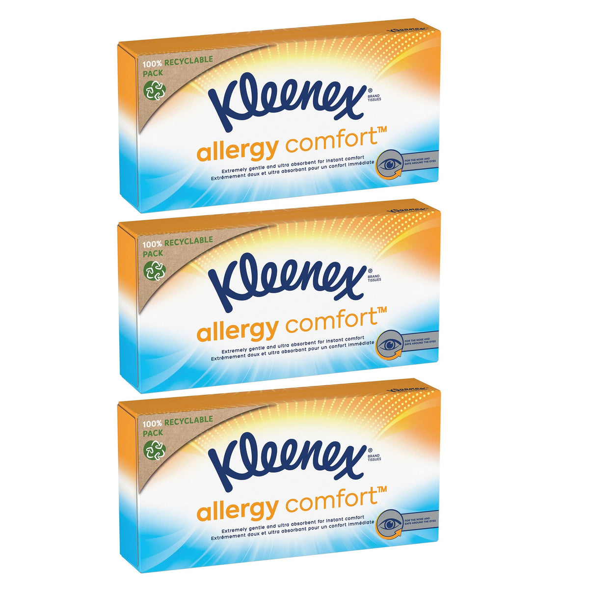Produkt KLEENEX Chusteczki higieniczne 3x KLEENEX 56szt Box Allergy Comfort Chusteczki K_028504_3