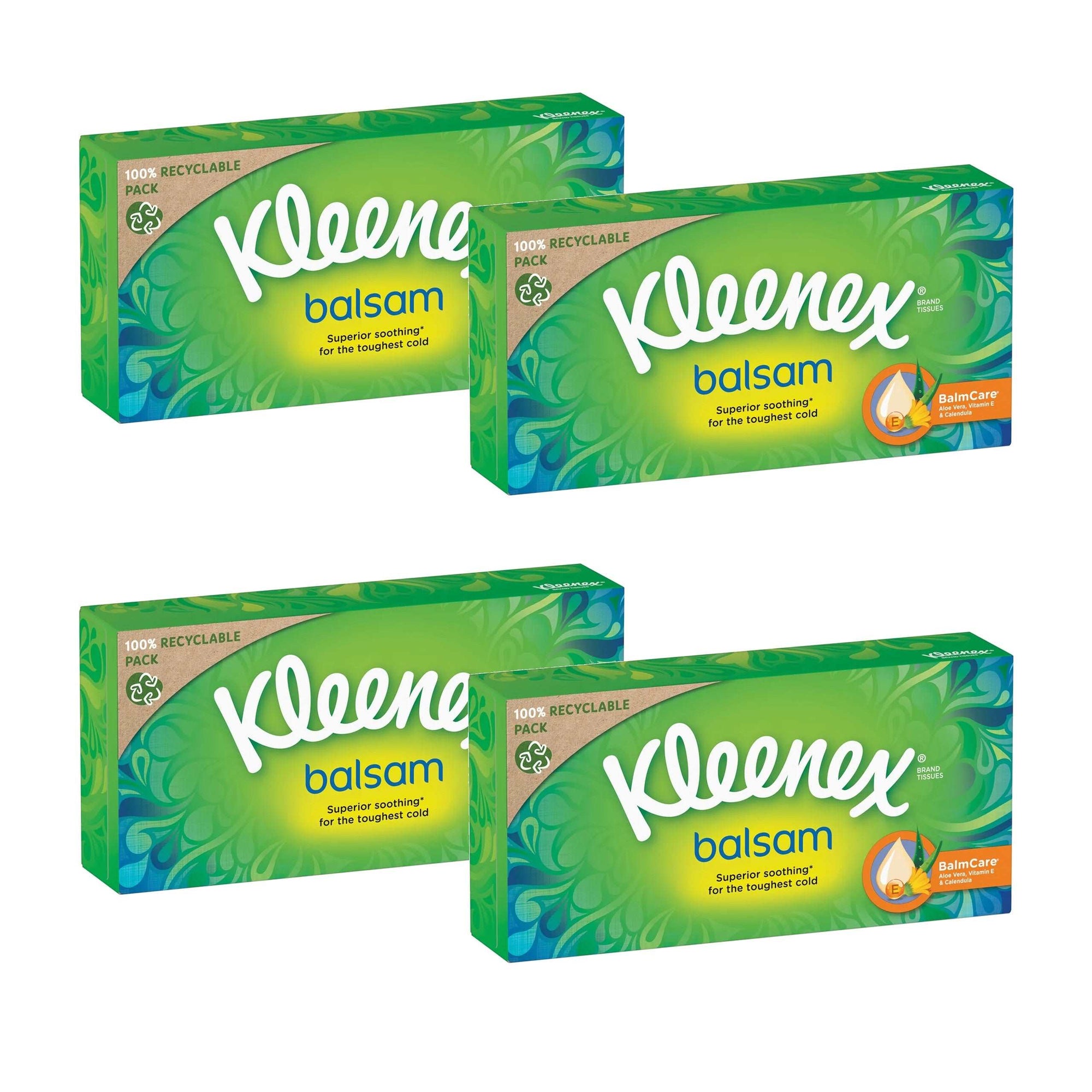 Produkt KLEENEX Chusteczki higieniczne 4x Chusteczki higieniczne KLEENEX Balsam Box 64 szt K_029846_4