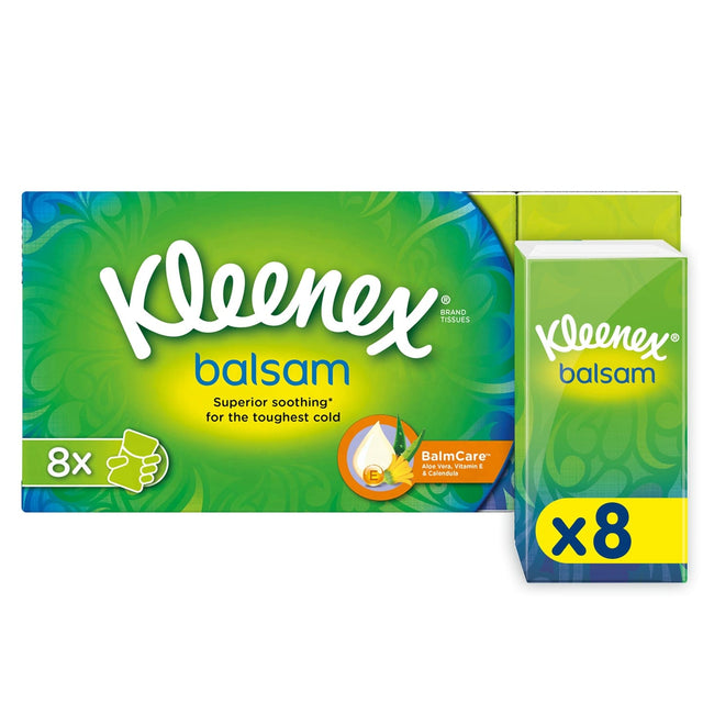 Produkt KLEENEX Chusteczki higieniczne Chusteczki higieniczne KLEENEX Balsam 8 szt 020418