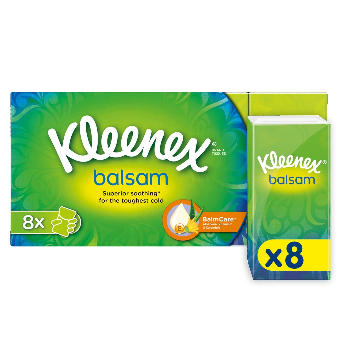 Produkt KLEENEX Chusteczki higieniczne Chusteczki higieniczne KLEENEX Balsam 8 szt 020418