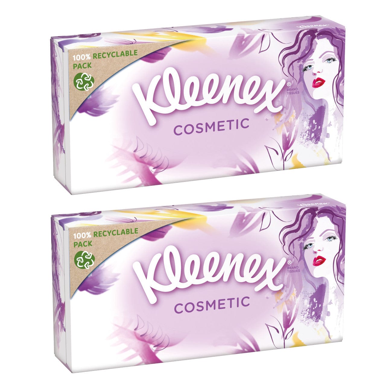 Produkt KLEENEX Chusteczki higieniczne Chusteczki higieniczne KLEENEX Cosmetic 2x80szt K_025775_2