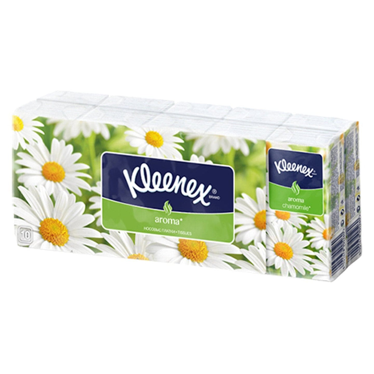 Produkt KLEENEX Chusteczki higieniczne Chusteczki higieniczne KLEENEX rumianek 10 szt 025774