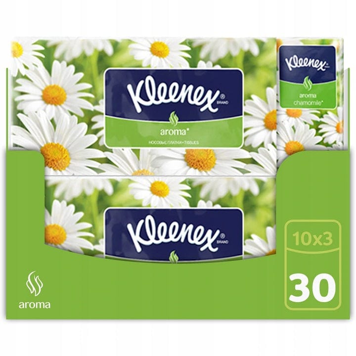 Produkt KLEENEX Chusteczki higieniczne Chusteczki higieniczne KLEENEX rumianek 3x 10 szt K_025774_3