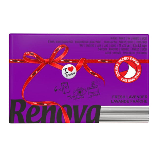 Produkt RENOVA Chusteczki higieniczne Chusteczki higieniczne RENOVA Red Label Purple 6 szt 009022