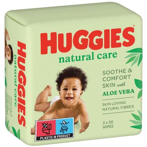 Produkt HUGGIES Chusteczki nawilżane Chusteczki nawilżane HUGGIES Natural Care 168 szt 012922