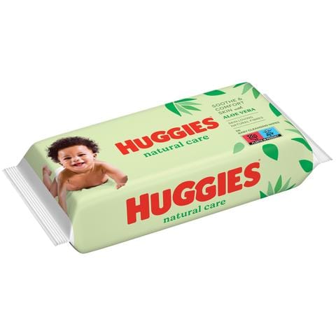 Produkt HUGGIES Chusteczki nawilżane Chusteczki nawilżane HUGGIES Natural Care 56 szt 013149