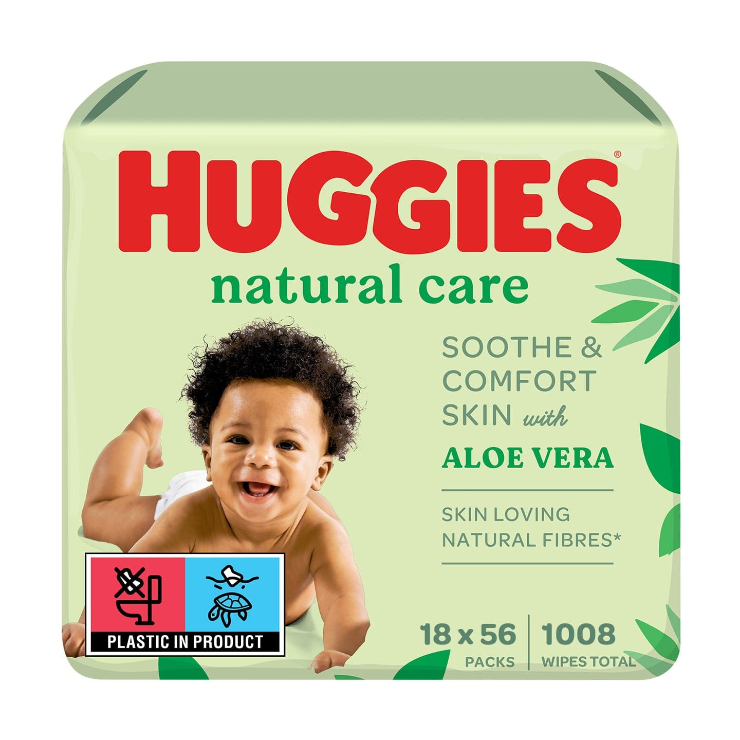 Produkt HUGGIES Chusteczki nawilżane HUGGIES Chusteczki nawilżane Natural Care 18x56szt K_013149_18