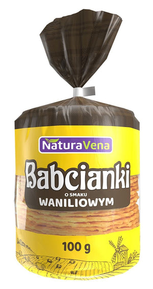 Produkt NATURAVENA Ciastka NATURAVENA Babcianki o smaku waniliowym 100g 050296