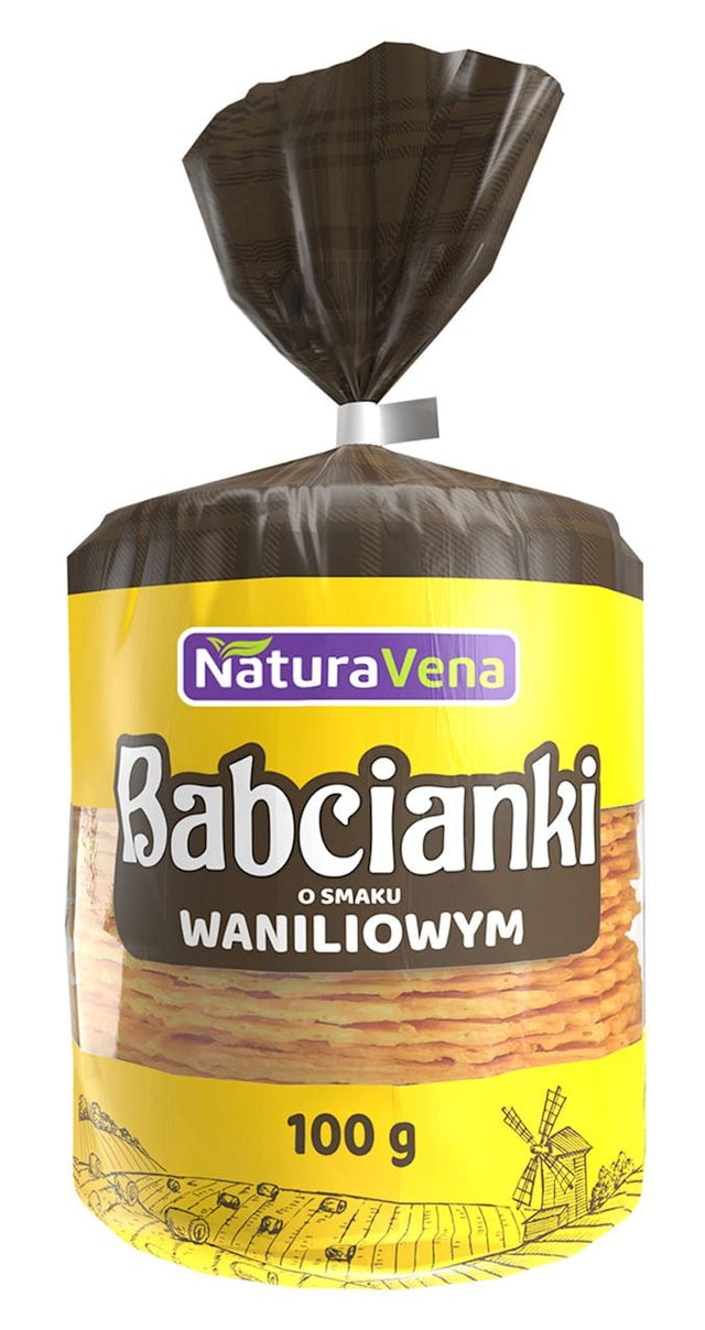 Produkt NATURAVENA Ciastka NATURAVENA Babcianki o smaku waniliowym 100g 050296