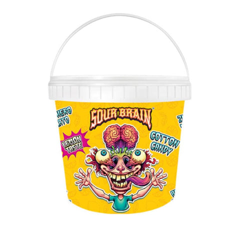 Produkt LOLLIBONI Cukierki i żelki Wata cukrowa LOLLIBONI Sour brain Cytrynowa 50g 001839