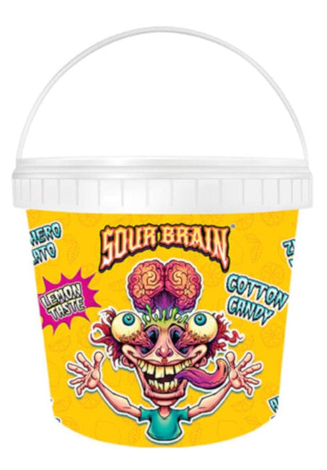 Produkt LOLLIBONI Cukierki i żelki Wata cukrowa LOLLIBONI Sour brain Cytrynowa 50g 001839