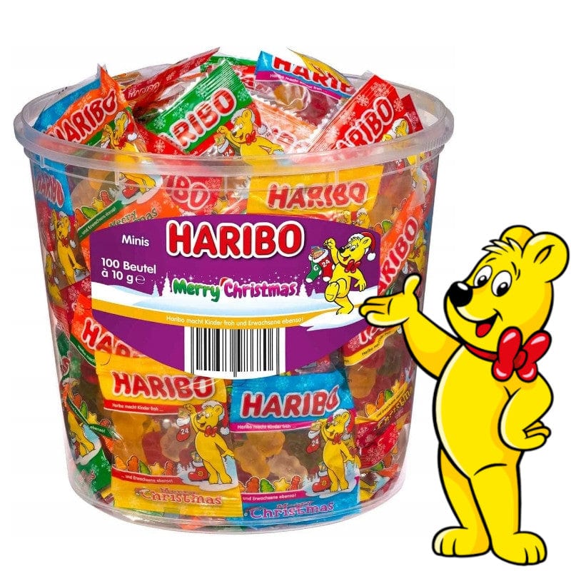 Produkt HARIBO Cukierki i żelki Żelki HARIBO Christmas mini Duże opakowanie 1kg 052498