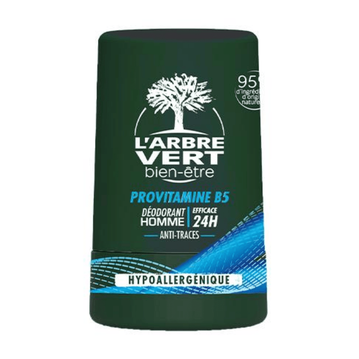 Produkt L'ARBRE VERT Dezodoranty Dezodorant w kulce L'ARBRE VERT Men Provitamines B5 50 ml 026601