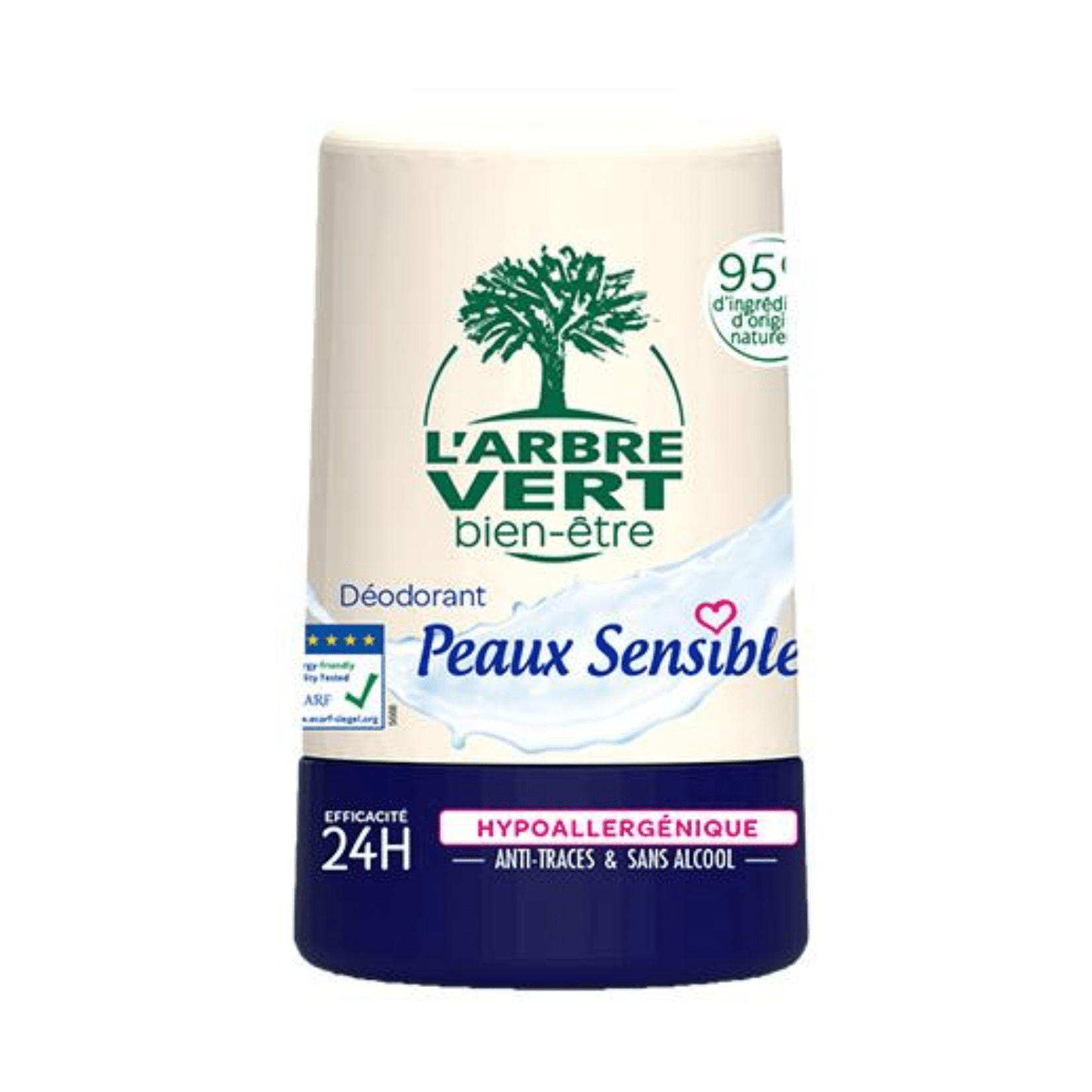 Produkt L'ARBRE VERT Dezodoranty Dezodorant w kulce L'ARBRE VERT Sensitive Skins 50 ml 026602