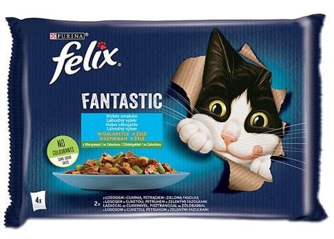 Produkt PURINA NESTLE FELIX Fantastic Ryba z warzywami - mokra karma dla kota - 4x85g DLZPUIKMK0079