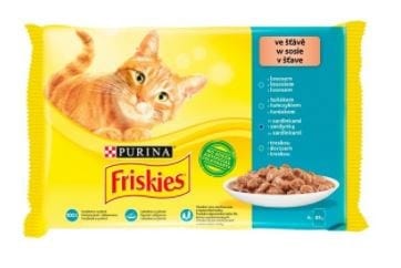 Produkt PURINA NESTLE FRISKIES Mix Rybny - mokra karma dla kota - 4x85 g 000908