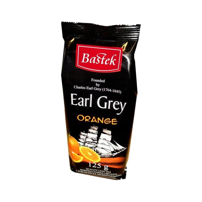 Produkt BASTEK Herbata czarna BASTEK Earl Grey Orange liściasta 125 g 039250