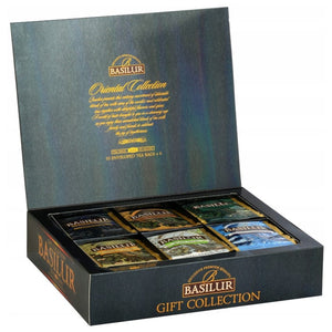 Produkt BASILUR Herbata czarna Herbata cejlońska BASILUR Giftbox Oriental czarna i zielona 60 torebek 052514