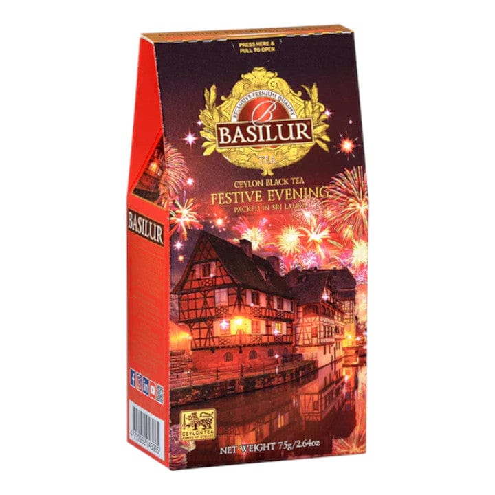 Produkt BASILUR Herbata czarna Herbata czarna cejlońska BASILUR Festive Evening liściasta 75g 052522