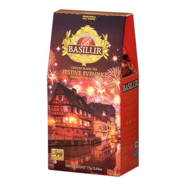 Produkt BASILUR Herbata czarna Herbata czarna cejlońska BASILUR Festive Evening liściasta 75g 052522