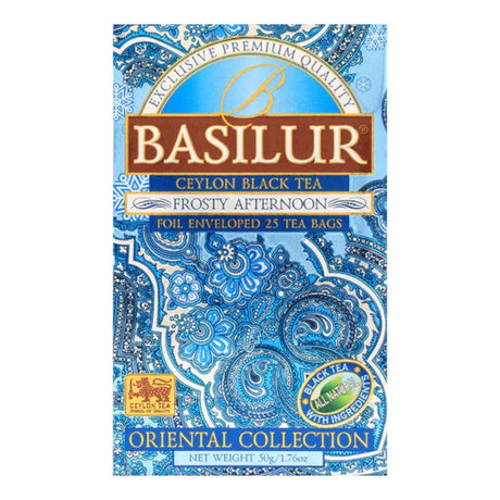 Produkt BASILUR herbata czarna Herbata czarna cejlońska BASILUR Frosty Afternoon 25x2g 052521