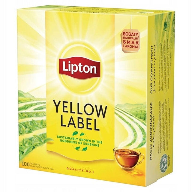 Produkt TEEKANE herbata czarna Herbata czarna LIPTON 100szt Yellow Label 001336