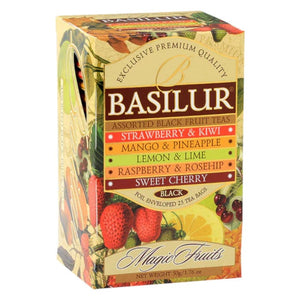 Produkt BASILUR Herbata czarna Herbata owocowa czarna BASILUR Magic Fruits 5 smaków 25x 2g 052517