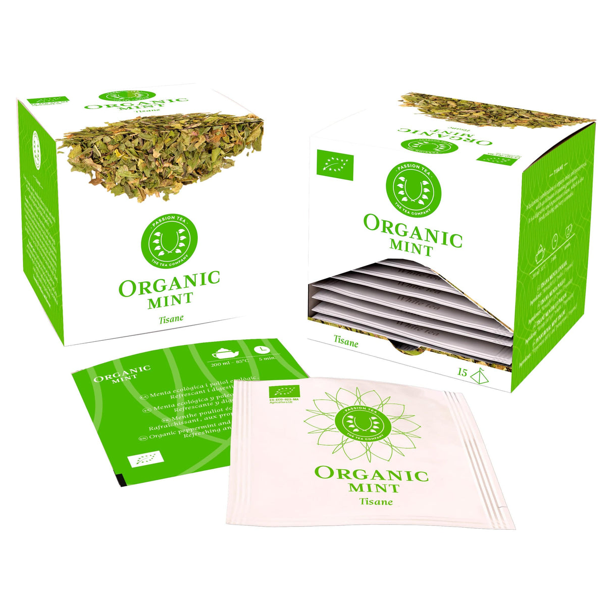 Produkt CORNELLA Herbata mięta CORNELLA Organic Mint Tisana 15 torebek 039237