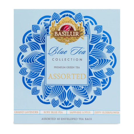 Produkt BASILUR Herbata zielona Herbata zielona BASILUR  Blue Tea Collection 4 smaki 40x1,5g 052512