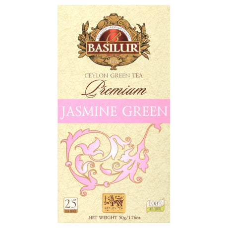 Produkt BASILUR Herbata zielona Herbata zielona cejlońska BASILUR Premium Jasmine Green 25x 2g 052520