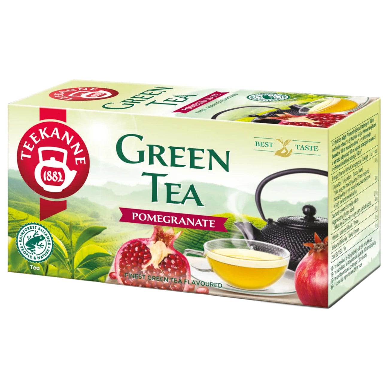 Produkt TEEKANE Herbata zielona TEEKANNE Green Tea Pomegranate granat 20 szt 000593
