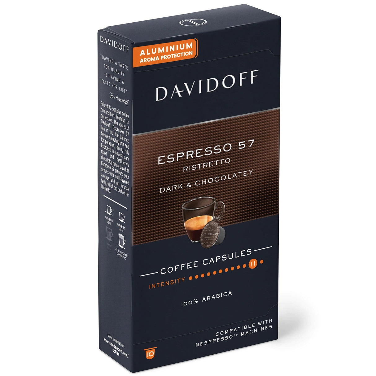 Produkt DAVIDOFF Kapsułki DAVIDOFF Espresso 57 Nespresso 10szt. 039107