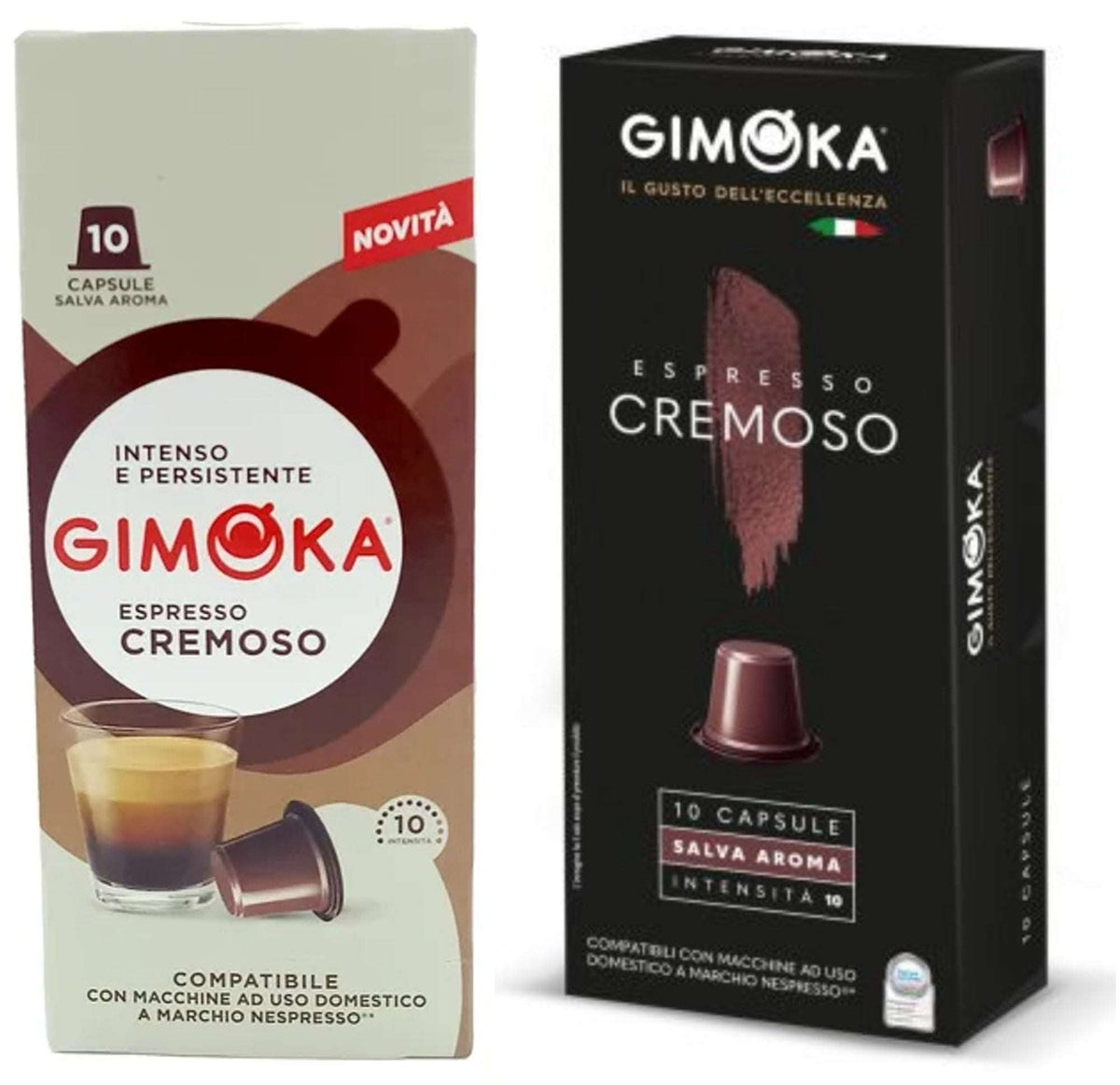Produkt GIMOKA Kapsułki do ekspresu 2x Kapsułki do ekspresu GIMOKA Cremoso Nespresso 10 sztuk K_100050_2
