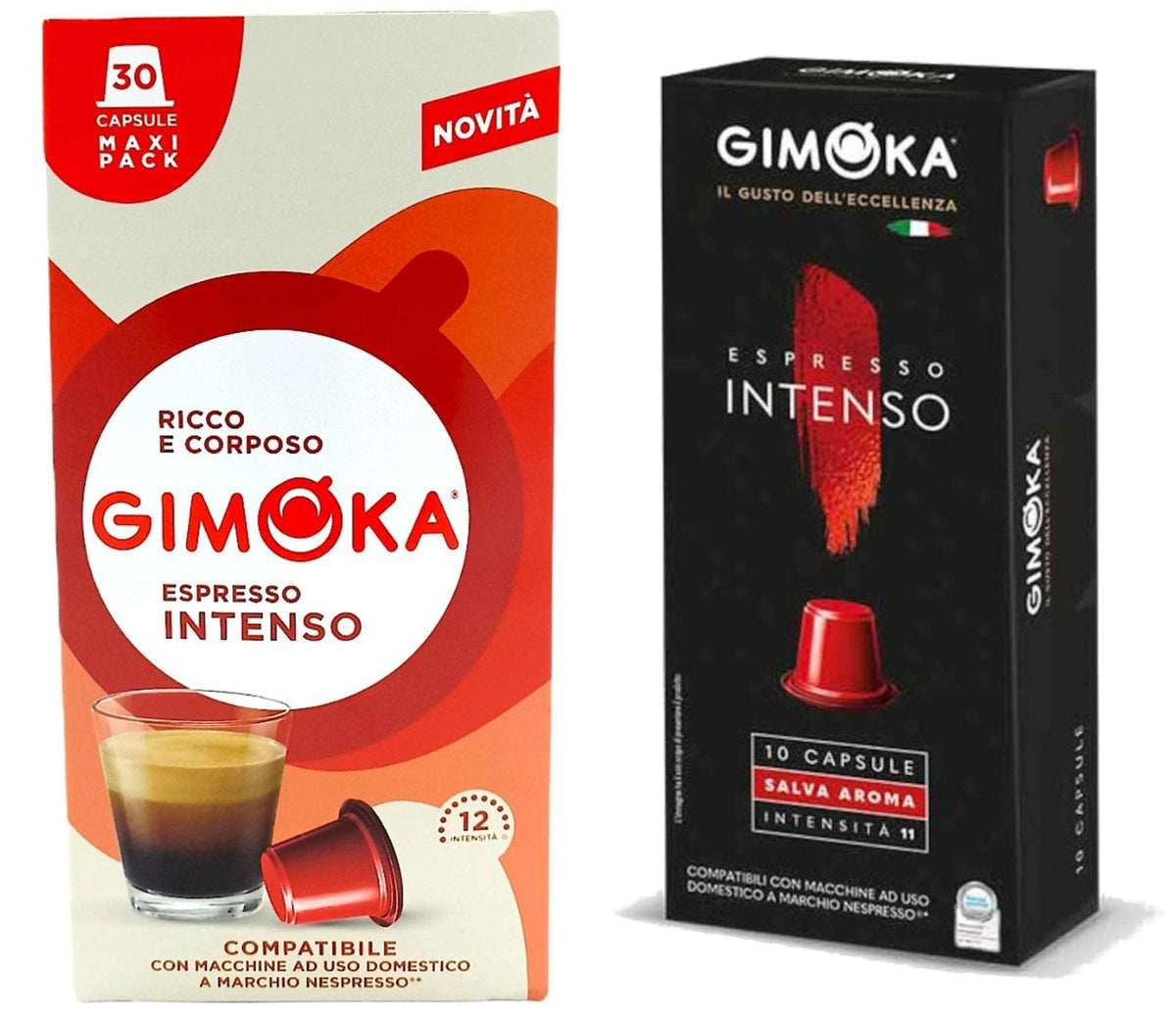 Produkt GIMOKA Kapsułki do ekspresu 2x Kapsułki do ekspresu GIMOKA Intenso Nespresso 10 sztuk K_100052_2