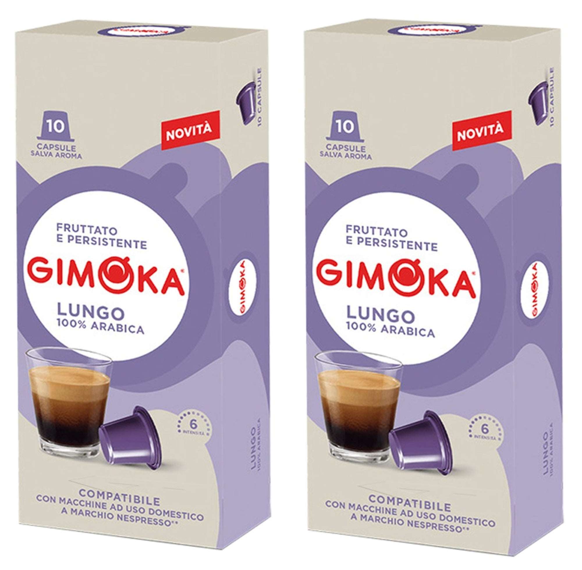 Produkt GIMOKA Kapsułki do ekspresu 2x Kapsułki do ekspresu GIMOKA Nespresso Lungo 10 sztuk K_100053_2