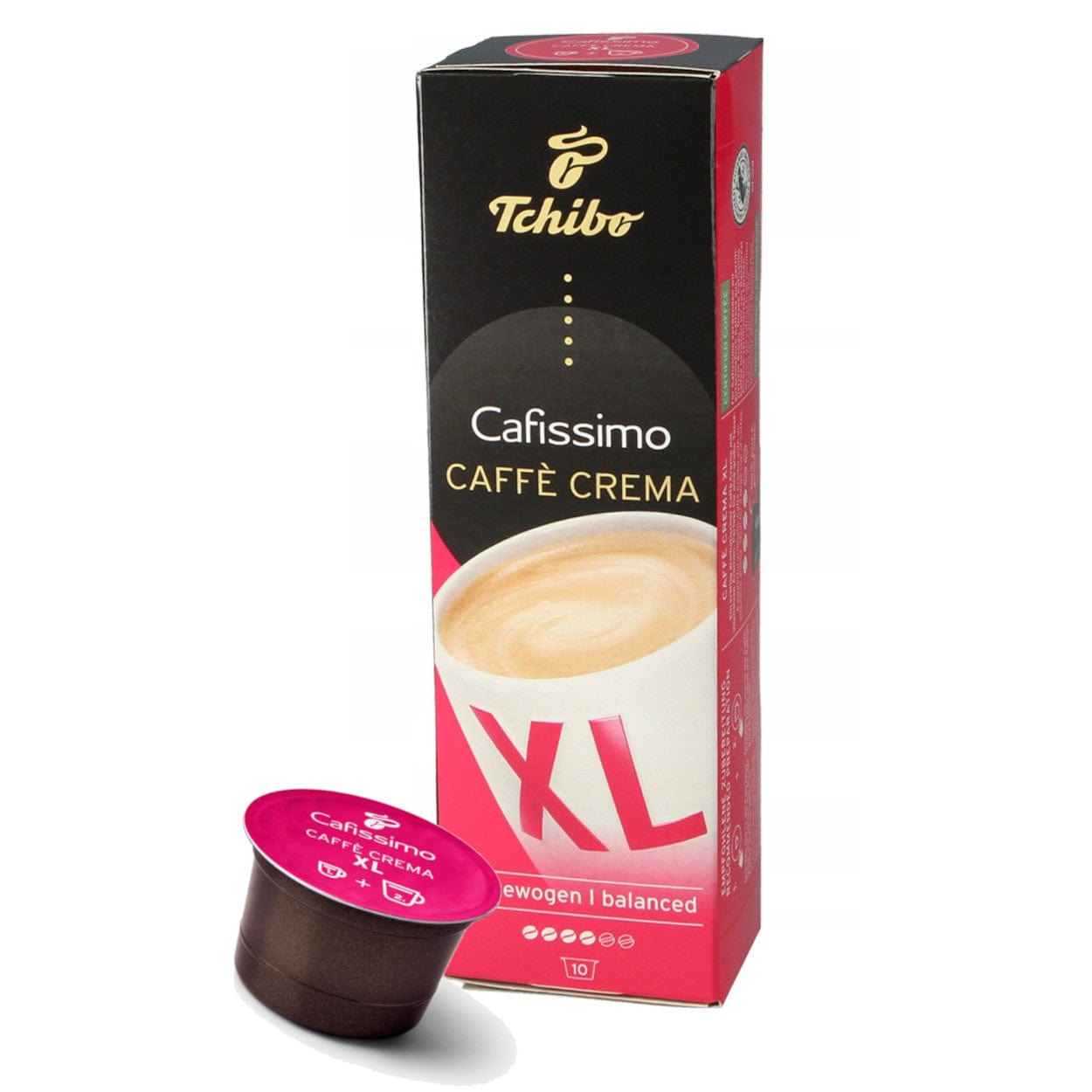 Produkt TCHIBO Kapsułki do ekspresu Cafissimo Caffe Crema Kapsułki do ekspresu 10szt 001650