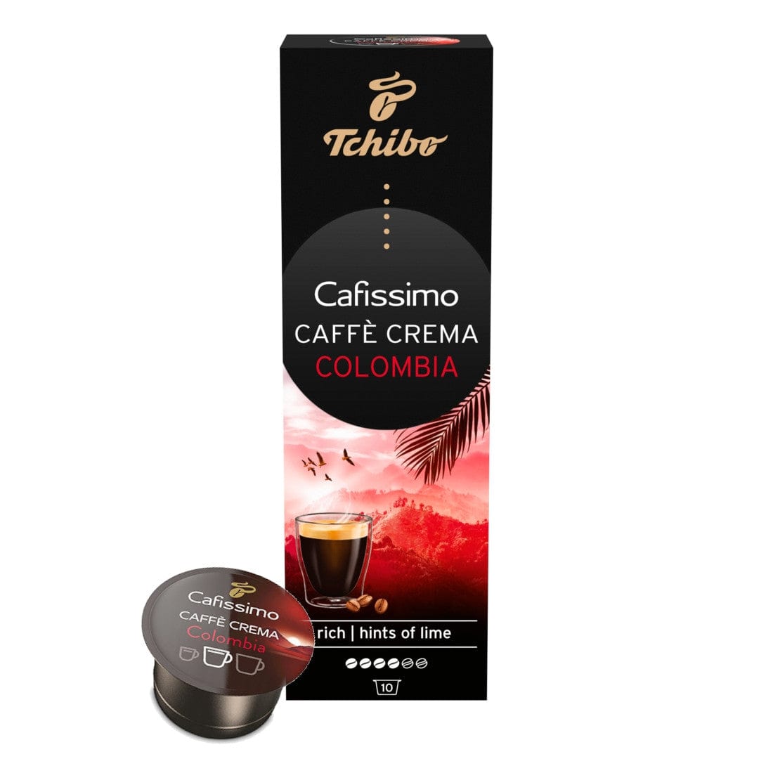 Produkt TCHIBO Kapsułki do ekspresu Cafissimo Crema Colombia Kapsułki do ekspresu TCHIBO 10szt 001649