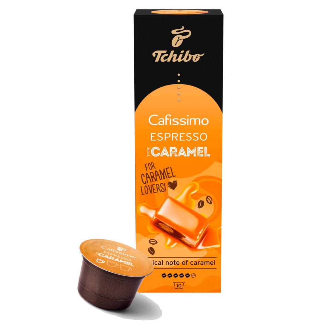 Produkt TCHIBO Kapsułki do ekspresu Cafissimo Espresso Caramel Kapsułki do ekspresu 10szt 001651
