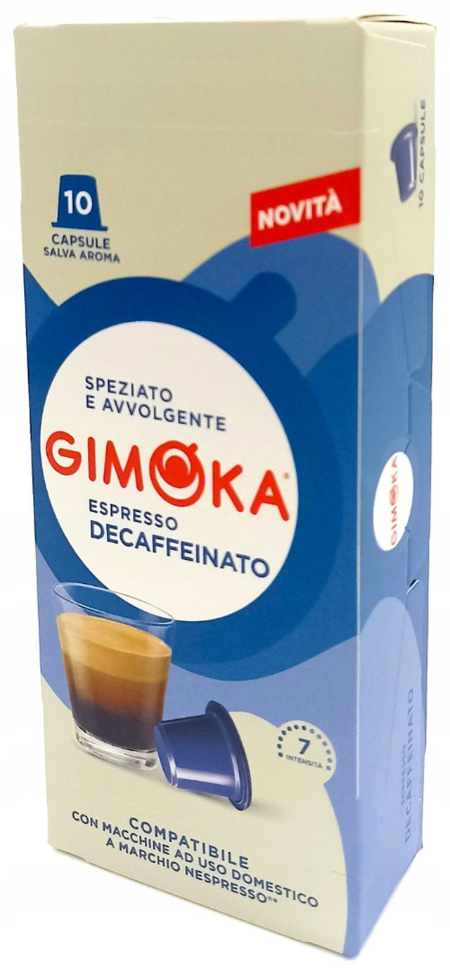 Produkt GIMOKA Kapsułki do ekspresu GIMOKA Espresso Soave Decaffeinato 10 sztuk 033861