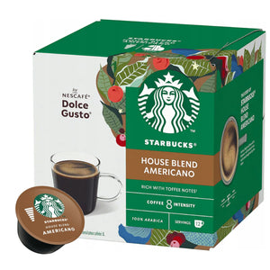 Produkt STARBUCKS Kapsułki do ekspresu House Blend Americano Dolce Gusto Kapsułki do ekspresu 12szt 024483