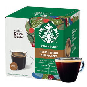 Produkt STARBUCKS Kapsułki do ekspresu House Blend Americano Dolce Gusto Kapsułki do ekspresu 12szt 024483