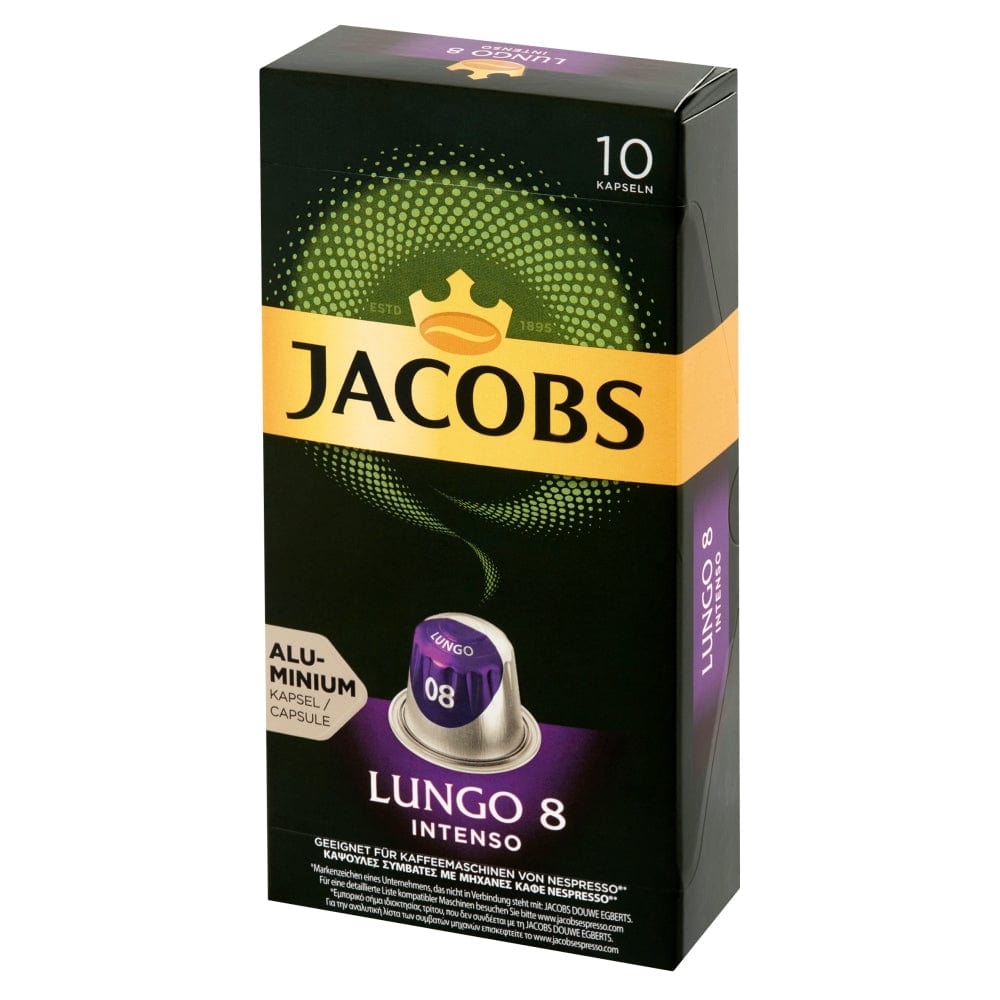 Produkt JACOBS Kapsułki do ekspresu JACOBS Lungo Intenso Nespresso 10 szt 027613