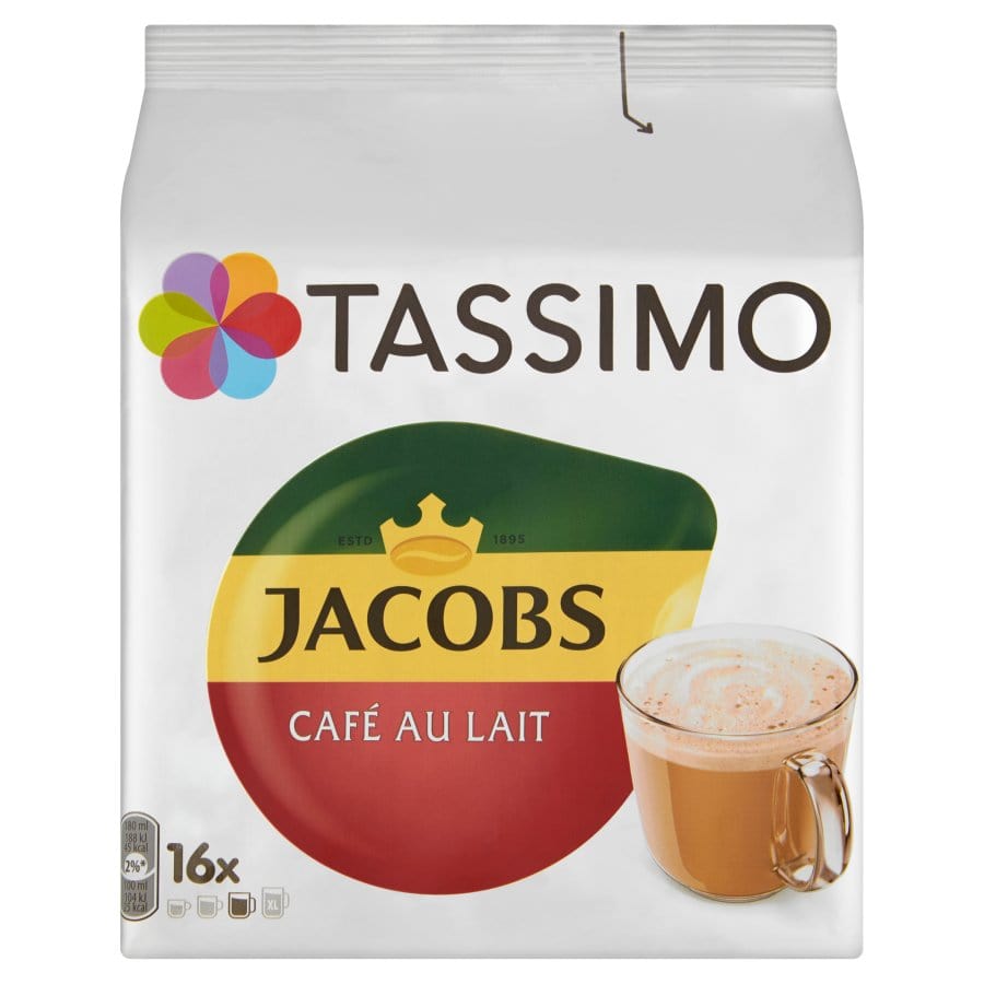 Produkt TASSIMO Kapsułki do ekspresu JACOBS TASSIMO Café au Lait 16 szt. 000618