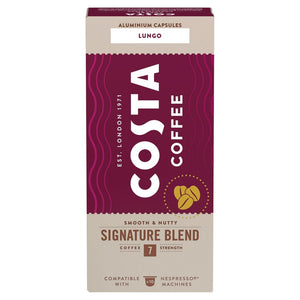 Produkt COSTA COFFEE Kapsułki do ekspresu Kapsułki do ekspresu COSTA COFFEE Signature Blend Lungo Nespresso 10szt 028552